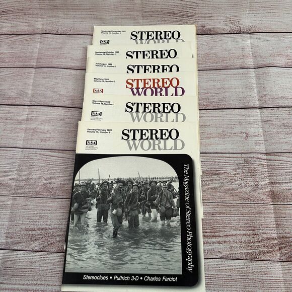 Vintage Stereo World Magazines - 1989 Full Year - 6 Magazines - Picture 1 of 4